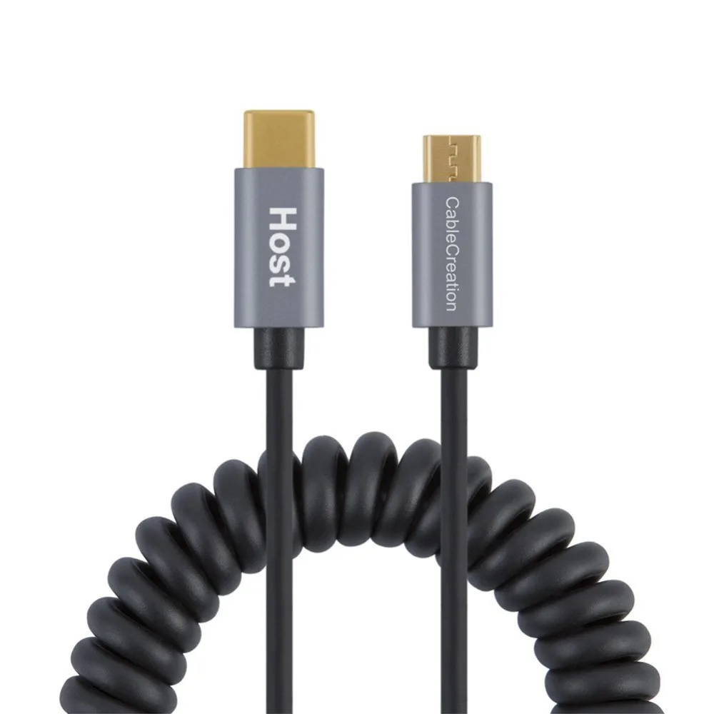 Кабель CableCreation с USB Type C на Micro кабель OTG для Macbook Pixel XL 2 Samsung Galaxy S9 Xiaomi Huawei|Кабели VGA| |