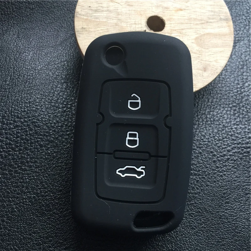 Силиконовый чехол для автомобильного ключа защитный Geely Emgrand EC7 EC718 EC715 Global Hawk GX7 3