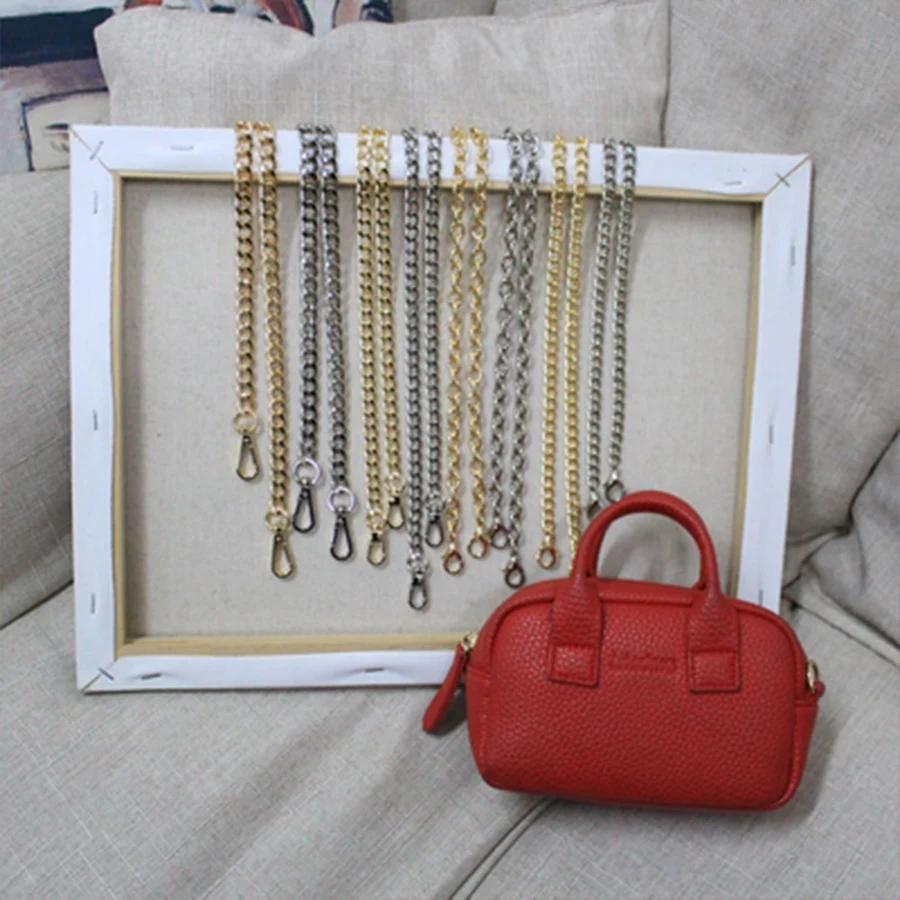 122/126cm Vintage Colorful Alloy Bag Strap Women DIY Thick Chain Resin Hand Part Accessorie Shoulder Purse Belts | Багаж и сумки