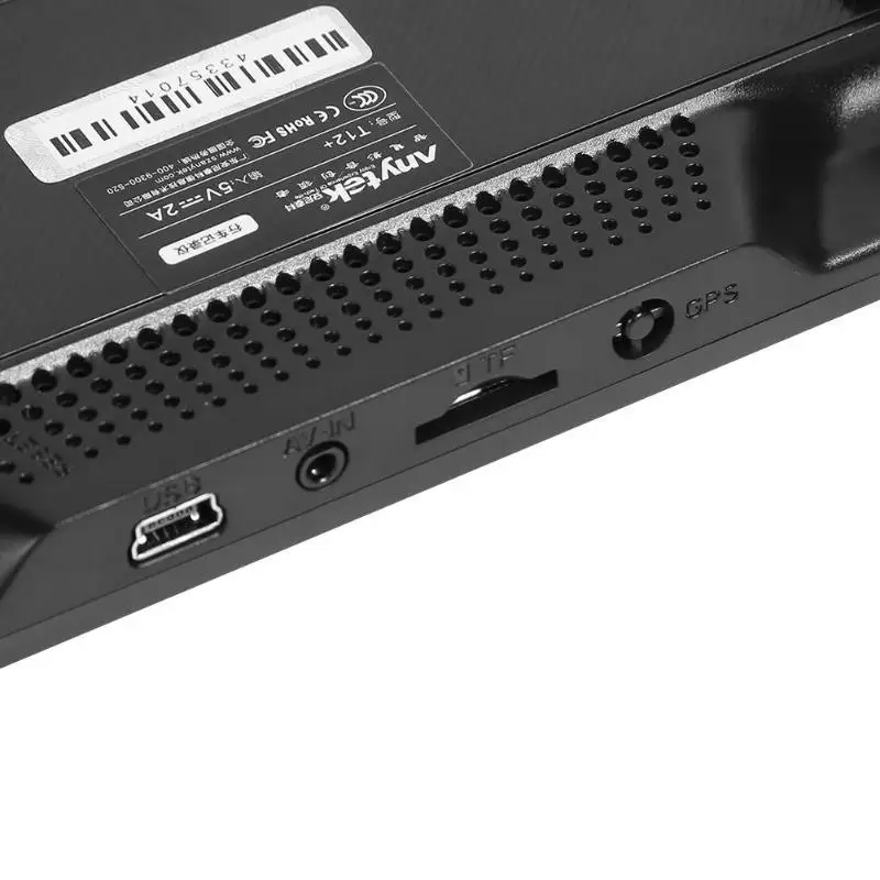 Anytek T12+ 9,66 дюймов Сенсорное Автомобильное зеркало заднего вида DVR камера двойной объектив ночного видения видеорегистратор g-сенсор MGO3
