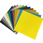 Креативные базовые пластины для творчества, сборные кирпичи, базовая пластина, городская уличная модель, совместимы со всеми брендами, Классические строительные блоки, детская игрушка