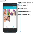 Закаленное стеклопрозрачная ПЭТматовая ПЭТ-защитная пленка для переднего экрана, защитная пленка для Alcatel A3 5046D 5046Y 5,0