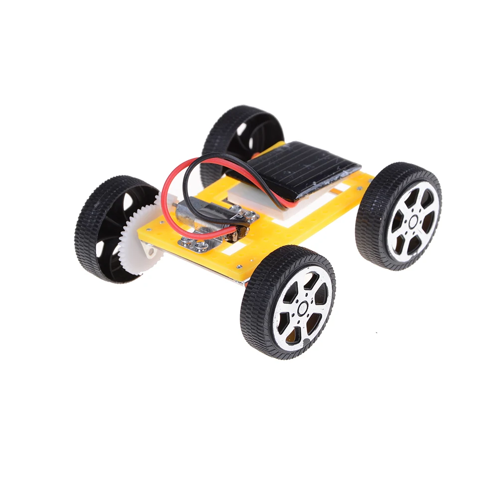 DIY Солнечный игрушечный автомобиль собирает солнечный мини Солнечная энергия