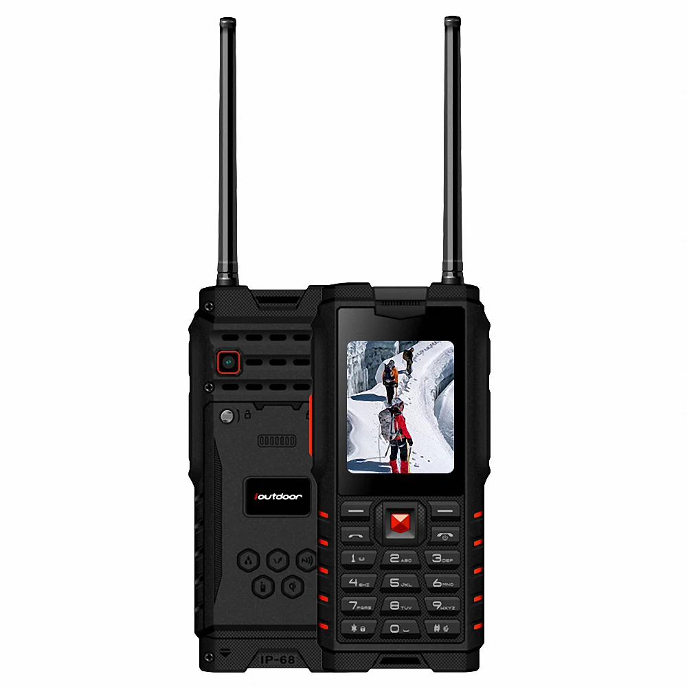 Ioutdoor T2 многофункциональный мобильный телефон IP68 Водонепроницаемый 2 способ