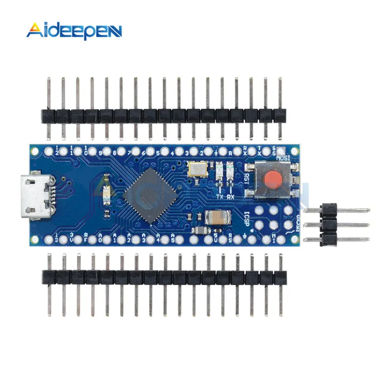 Pro Micro ATmega32U4 5 в 16 МГц запасной Модуль платы Pro Mini ATmega328 4 канала микроконтроллер с контактами DIY комплект для Arduino