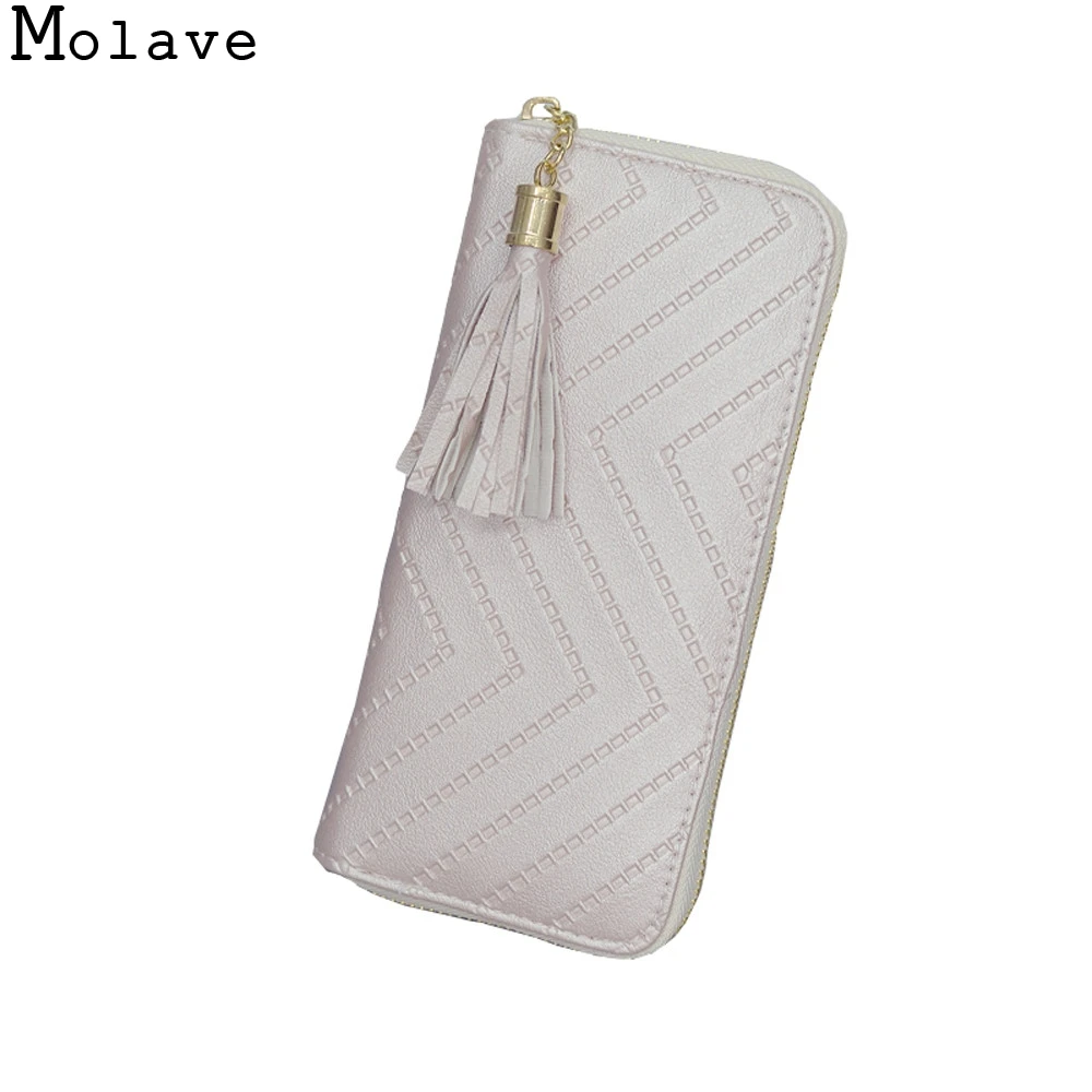 Кошелек MOLAVE nov20 высококачественный из коровьей кожи на молнии|f wallet|fashion walletquality