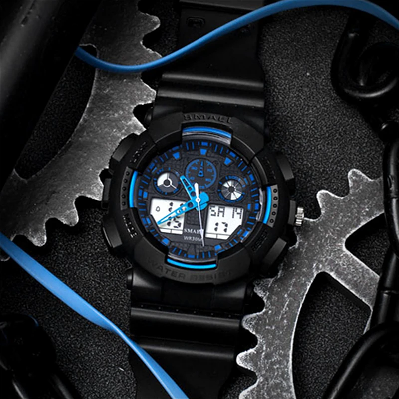 Часы SMAEL Мужские Цифровые в стиле G-shock спортивные аналоговые Кварцевые