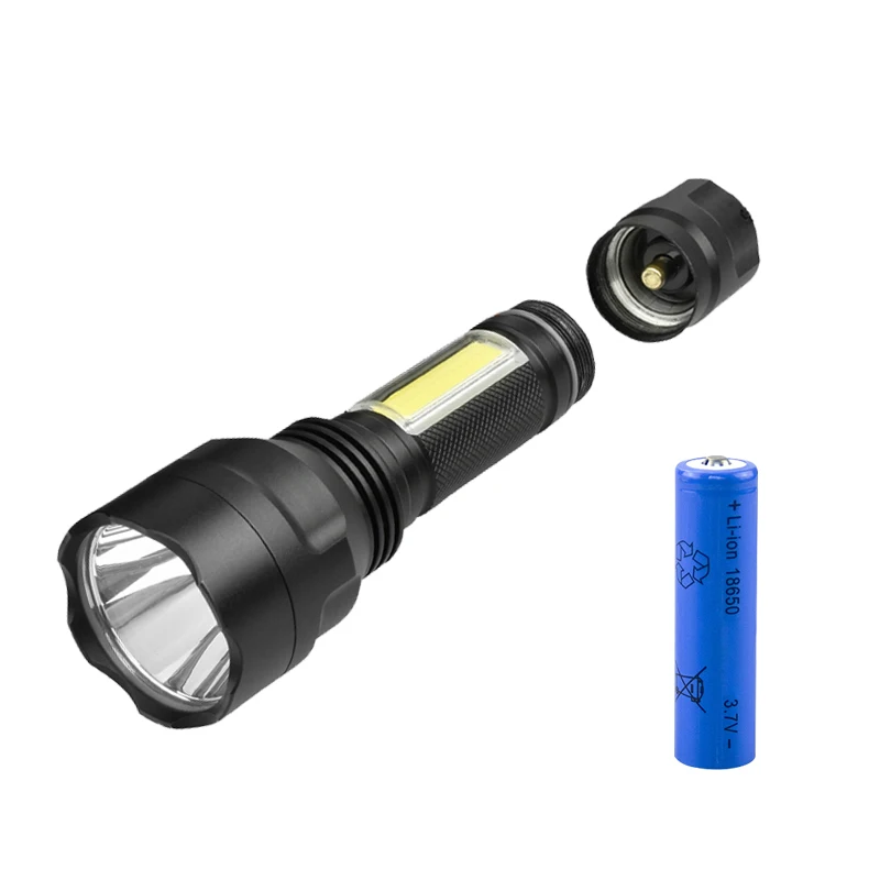 Светодиодный фонарь cob cree xm l2 тактический для велосипеда кемпинга светильник s