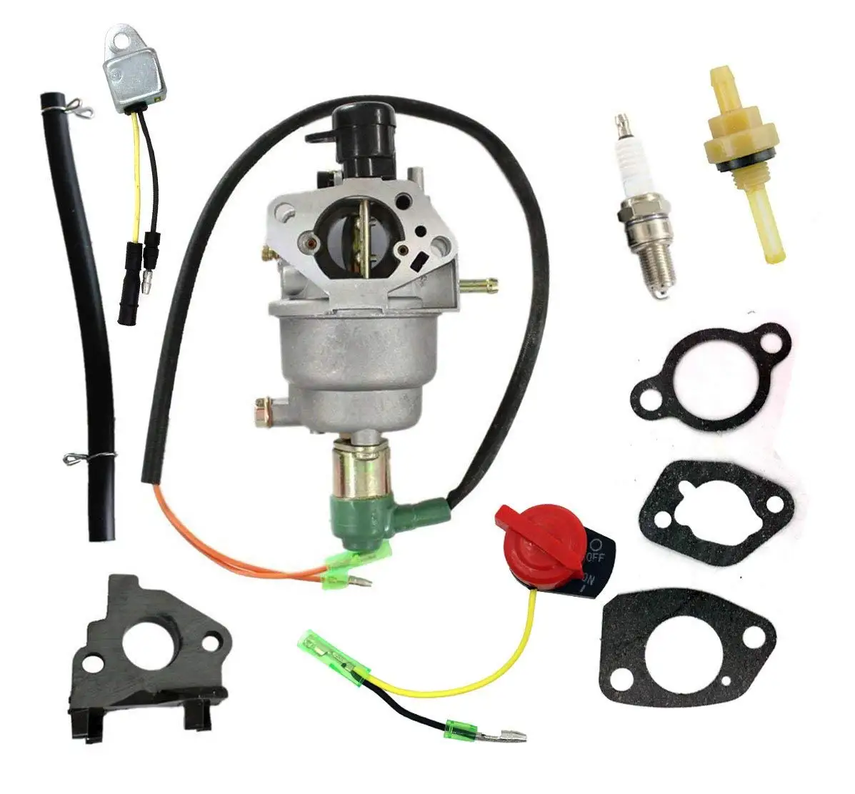 

Новый Карбюратор с прокладкой свечей зажигания для титана TG6500 TG7500M TG8000 TG8500 бензиновый генератор для мотоцикла запасные части