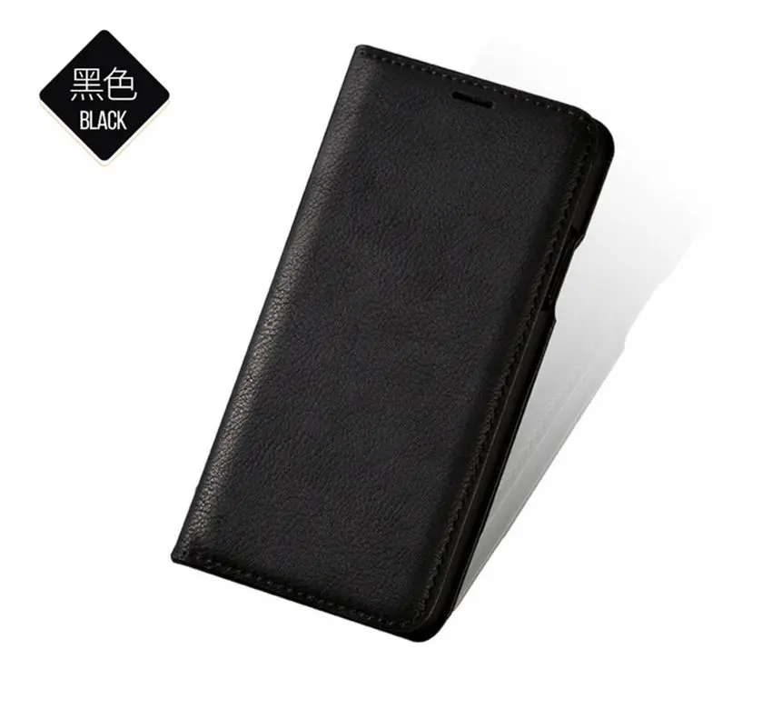 Black Роскошный Флип Crazy horse узор кожаный чехол для телефона для iPhone 6 7 8Plus X XR XmaxWallet сумка для карт кронштейн PU задняя крышка чехол - Цвет: Black