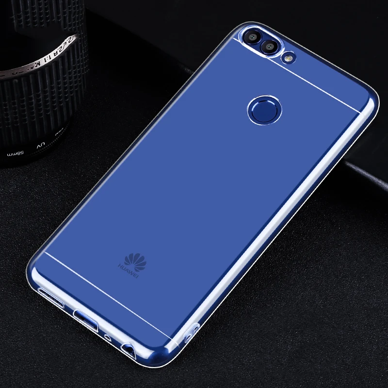 Чехол для Huawei P Smart /Enjoy 7s тонкий прозрачный силиконовый чехол премиум-класса из