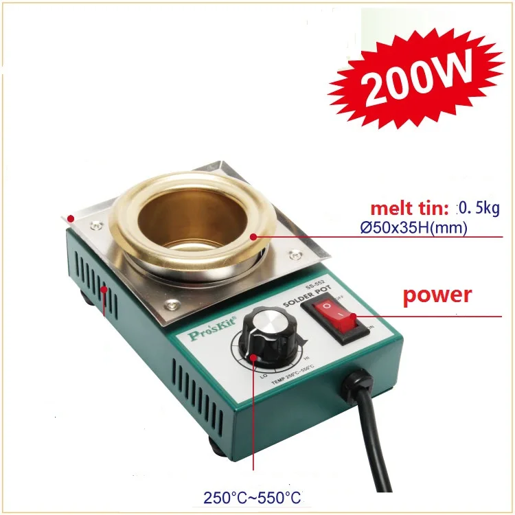 200 Вт бессвинцовый паяльник с регулируемой температурой кг
