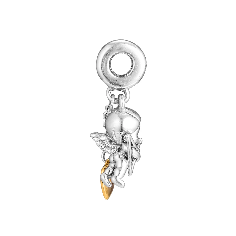 Fits for Pandora Charms Bracelets Cupid &amp You Shine Beads 100% 925 Sterling Silver Jewelry Free Shipping | Украшения и
