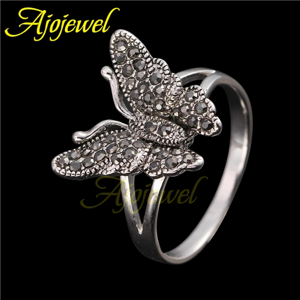 Женское кольцо в стиле Стразы с летающей бабочкой|butterfly ring|brand ringring brand |