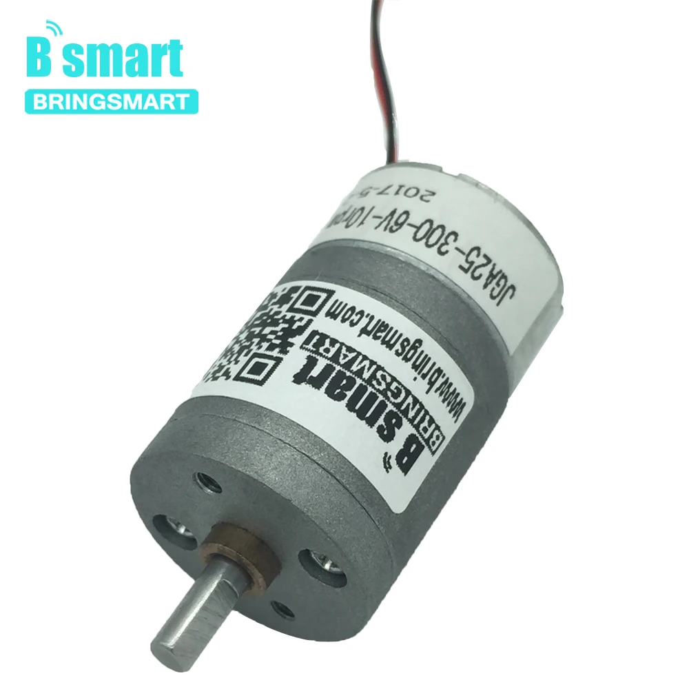 Фото Электродвигатель с редуктором постоянного тока Bringsmart 5 1090 об/мин 6 в коробкой Электродвигатель с редуктором постоянного тока Bringsmart 5 1090 об/мин 6 в коробкой