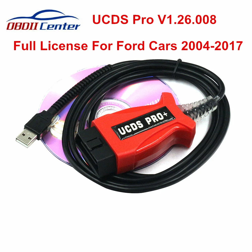 Автомобильный диагностический сканер с полной лицензией UCDS Pro V1.26.008 для