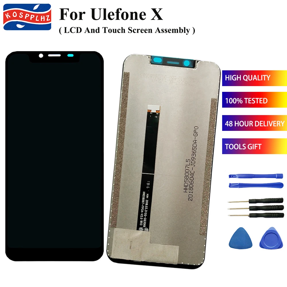 Для Ulefone X ЖК дисплей сенсорный экран дигитайзер стекло в сборе Замена для 5 85