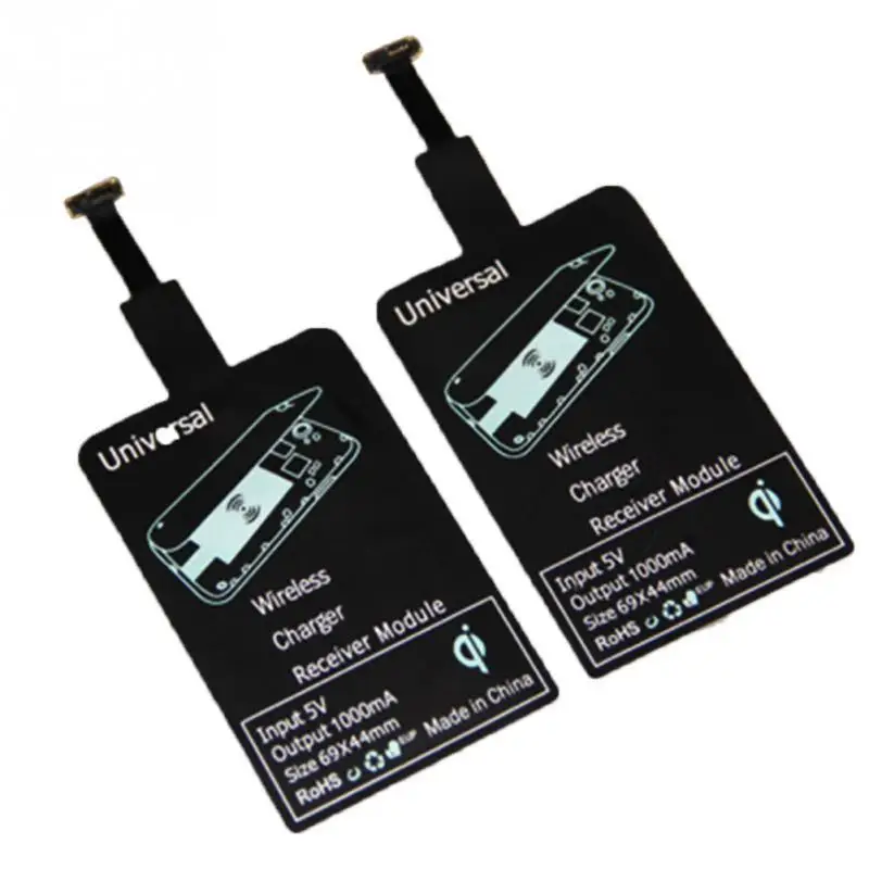 Высокое качество Qi беспроводной зарядный приемник адаптер карта зарядное