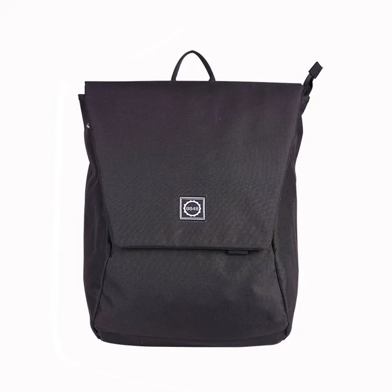 Black backpack 8848 мужские рюкзаки в консервативном стиле, водонепроницаемая школьная сумка, большая вместительность, сумки для ноутбука, мужской рюкзак, новинка, сумка-книжка Mochila 126-048-003 - Цвет: Black backpack