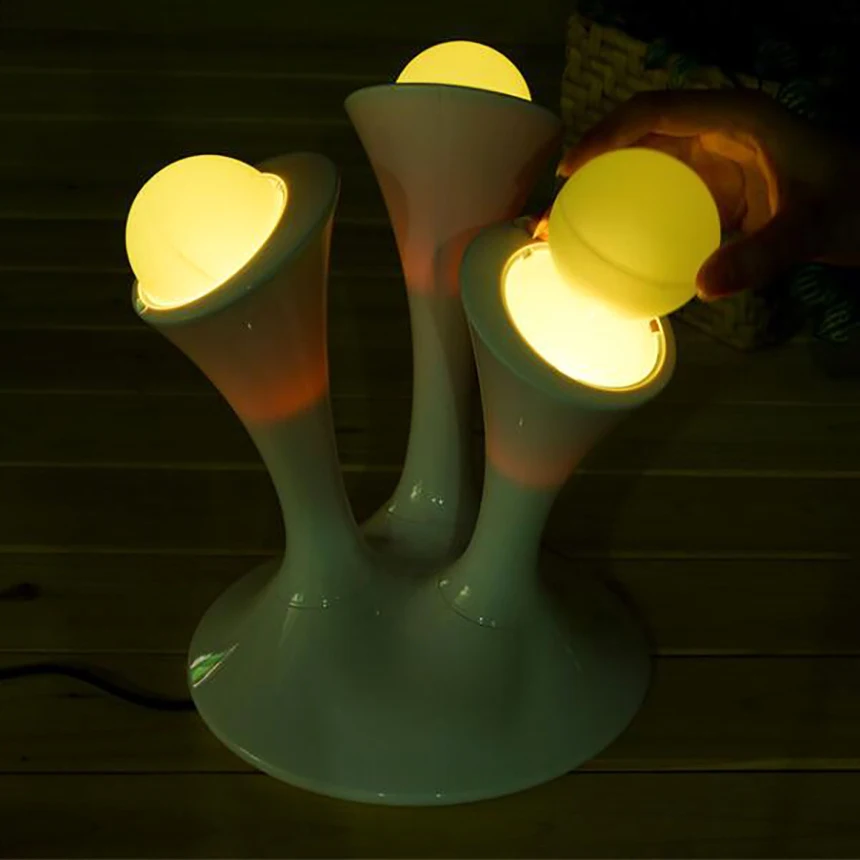 7 цветов Изменение ночник светящийся шары творческий светодиодный лампы гриб