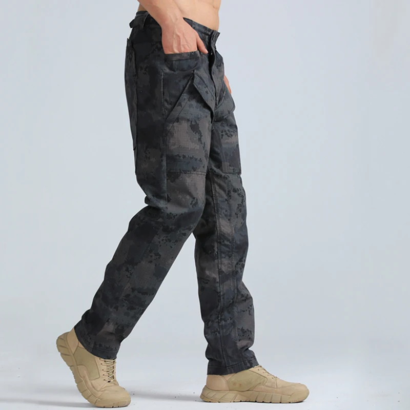 Тактические длинные брюки карго 65/35 Ripstop профессиональные лесные тактические