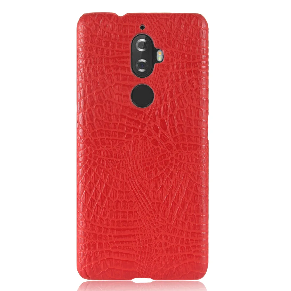 Жесткий чехол из крокодиловой кожи для Lenovo K8 Plus чехлы жесткая задняя крышка с
