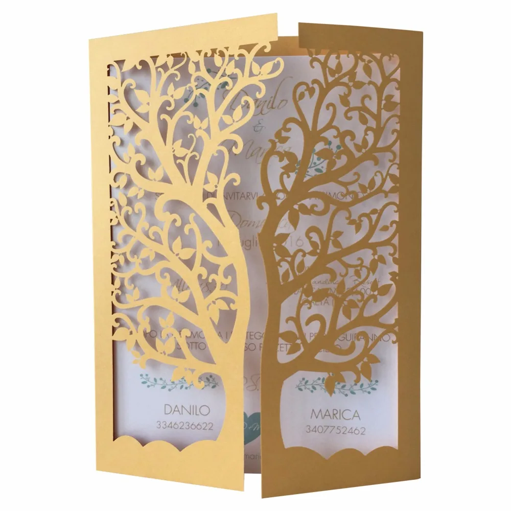 30 шт шикарная Любовь дерево дизайн свадьба декоративная бумага для вечеринок