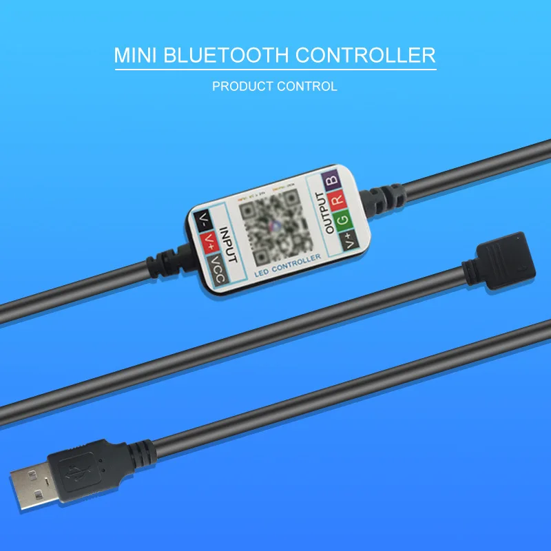 Регулятор яркости для светодиодных лент Bluetooth мини RGB светодиодной ленты 5050 3528 USB 5