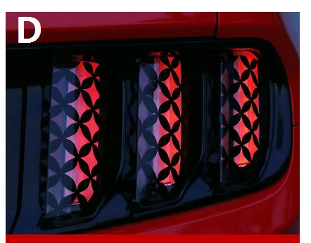 Декоративная сотовая пленка для заднего фонаря Ford Mustang 2015 2017|option| |