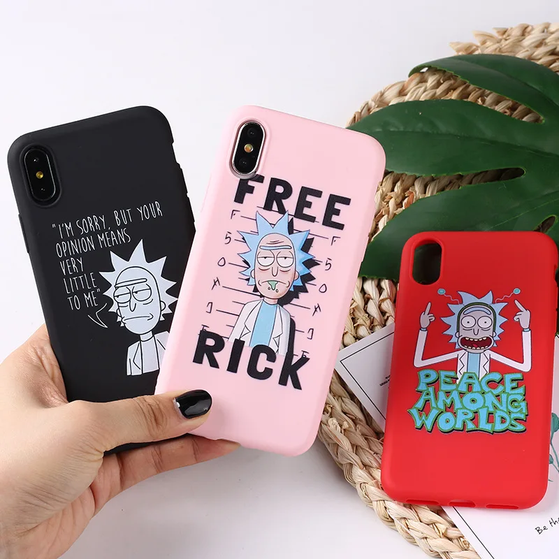 Рик и Морти мультфильм комикс меме слова для iPhone 8 5 5S SE X 7 6 6S Plus 9 XR 11 Pro XS Max Чехол Мягкий ТПУ силиконовый матовый чехол