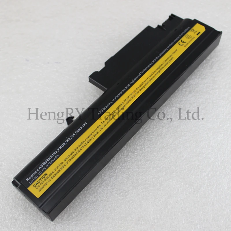 HSW 5200 мАч 6 элементный Сменный аккумулятор для ноутбука IBM ThinkPad R50 R50E R50P R51 R52 T40 T40P T41