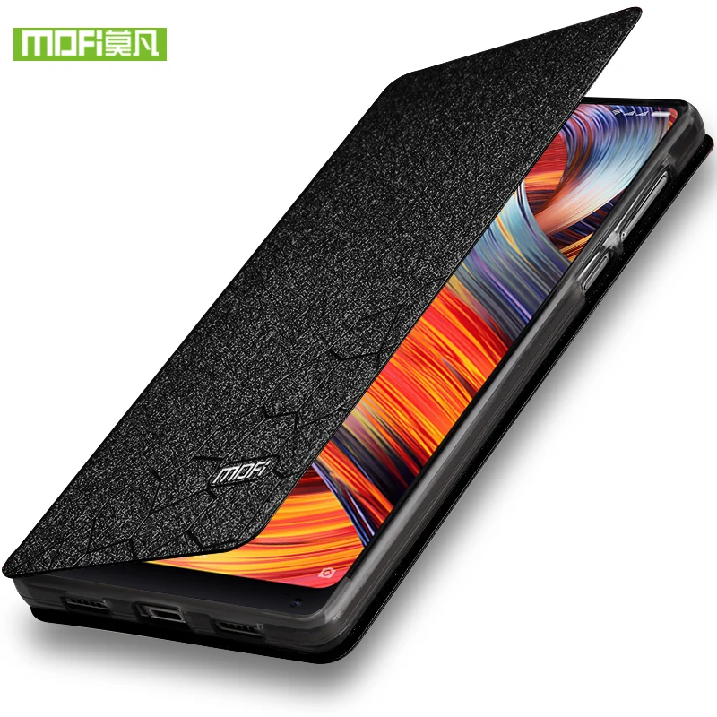 Для Xiaomi Mi Mix 2S Чехол Mix2S Твердый чехол силиконовый Флип кожаный MOFi оригинальный