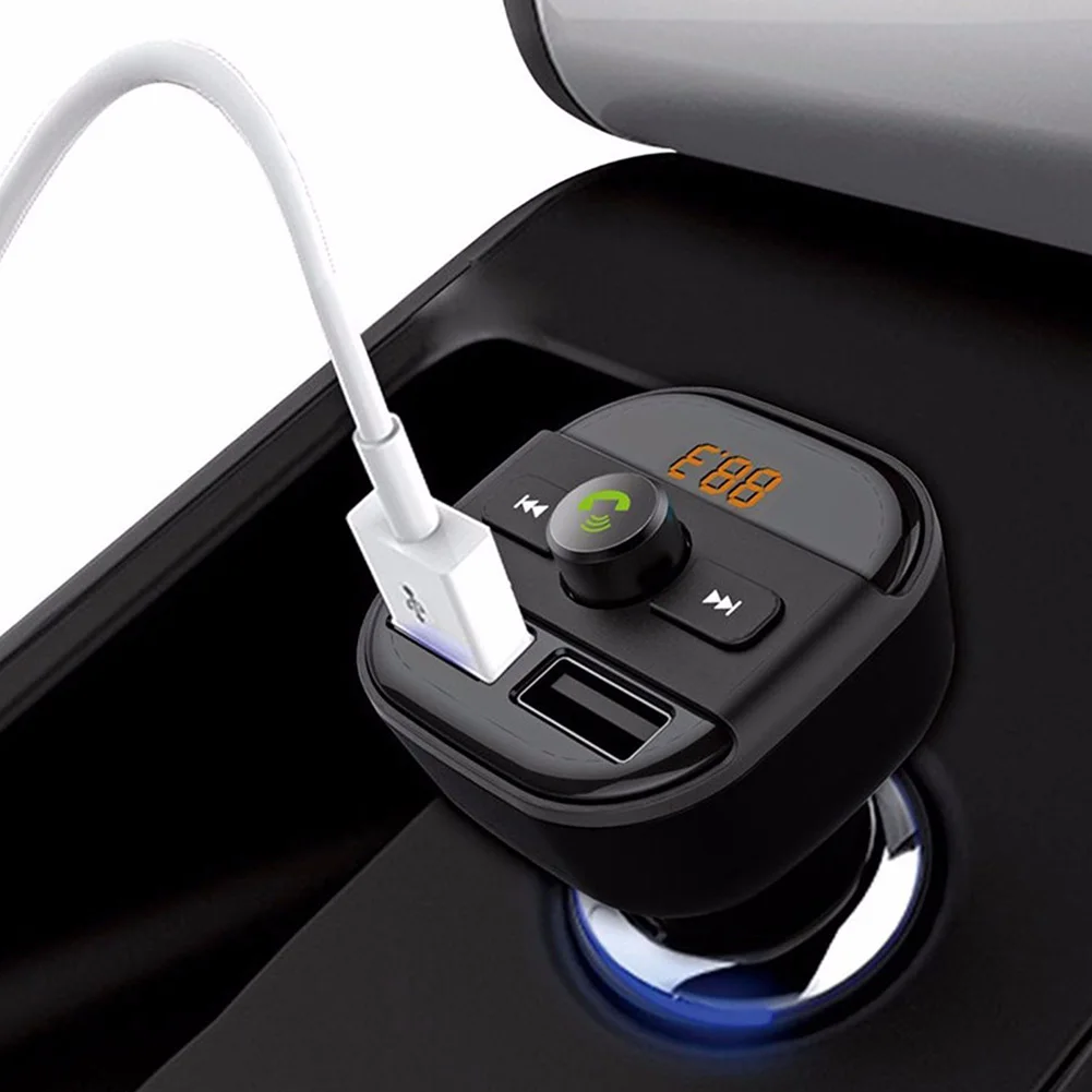 Bluetooth автомобильный набор свободные руки FM передатчик автомобиль MP3 аудио плеер