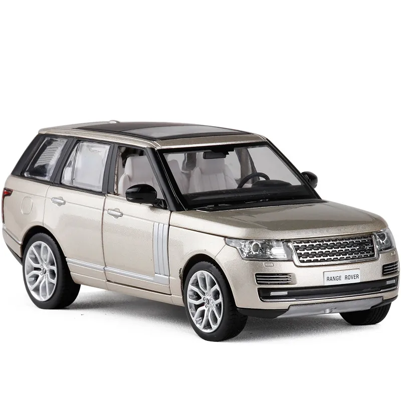 Моделирование 1:24 Range Rover SUV модель автомобиля из сплава Детская Подарочная звук и