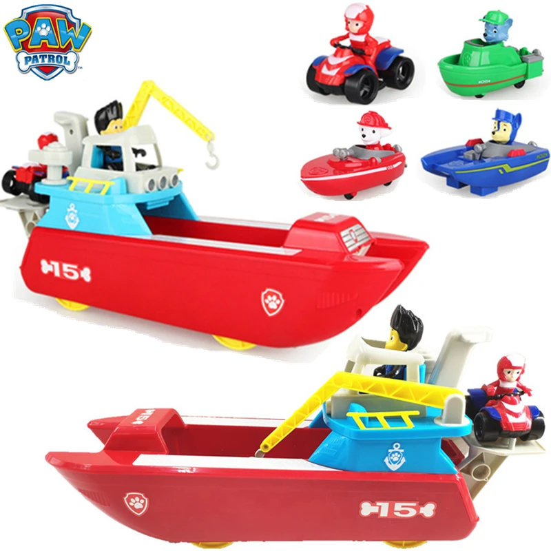 Paw Patrol, набор игрушек, собака Patrulha Canina, аниме, фигурка автомобиля, фигурки, украшения, игрушки для детей, подарки на день рождения 2D32