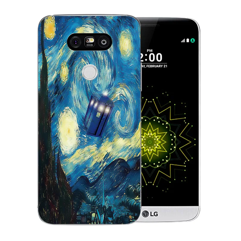 5 3 &quotчехол для LG G5 роскошный мягкий силиконовый чехол задней панели Ван Гог узор G