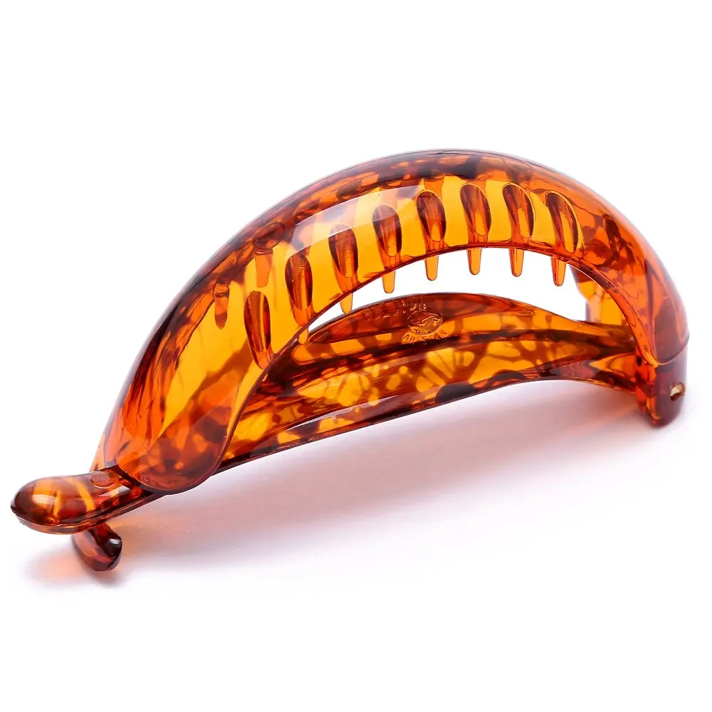 Удивительная серия: высококачественная заколка для волос "Банан" из маленьких пони, 3,1 дюйма, для женщин и девочек.