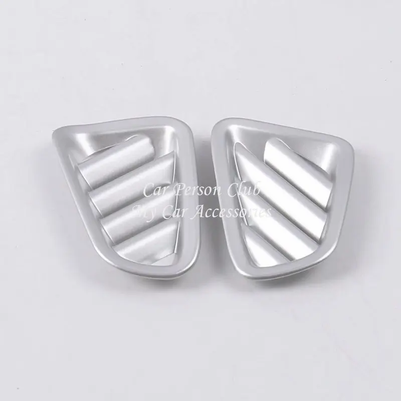 

For 2019 Hyundai Tucson Interior Front Air Condition Outlet Vent Cover Frame Sequin Trims ABS Chrome Car-Styling Accessories