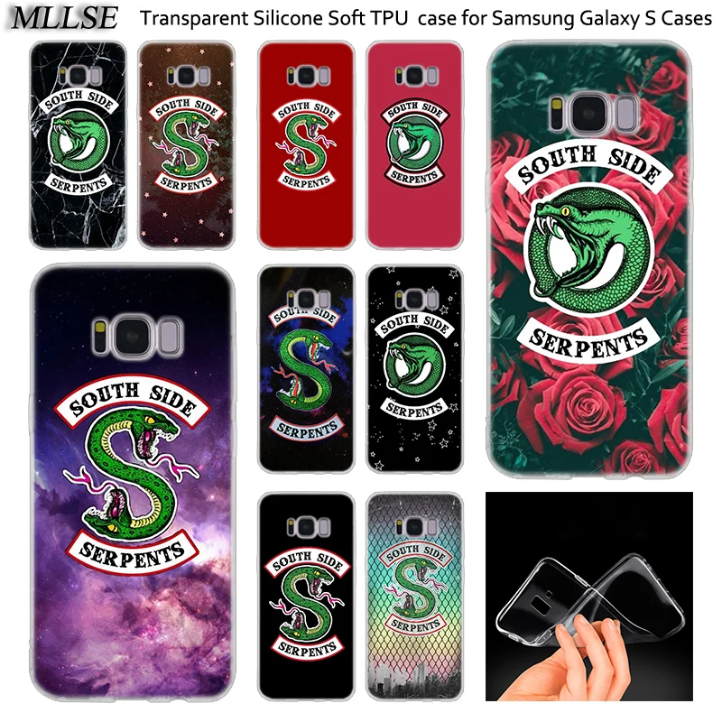 Силиконовый чехол Riverdale South Side Serpents с логотипом для Samsung Galaxy Note 10 Plus S8 S9 S10 5G S6 S7 Edge S5