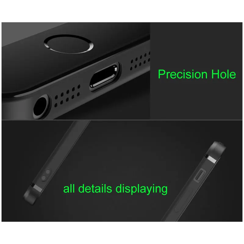 Матовый чехол для iPhone 5 5S 5SE, мягкий резиновый силиконовый материал с защитой от отпечатков пальцев