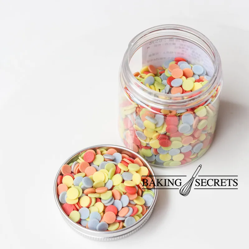 Съедобные бисеры из пентаграммы золотого и серебряного цвета декоративные