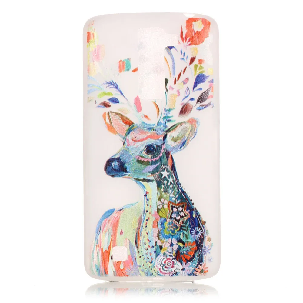 For LG K10 Case Coque Slim Thin Luminous Shell Back Cover Soft TPU Phone K8 K7 K5 G5 Capa |