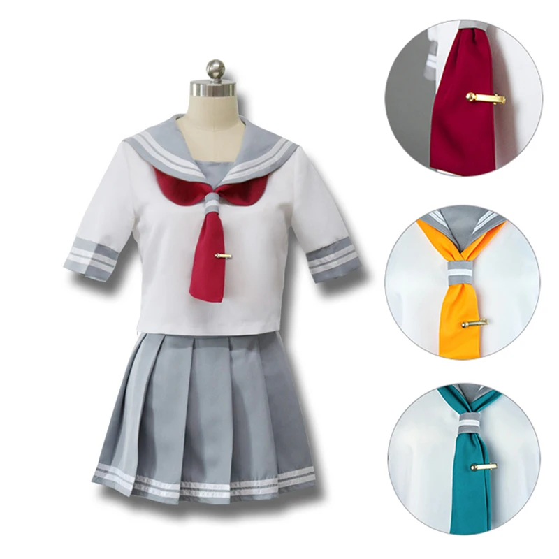 Аниме Love Live костюм для косплея школьная форма Aqours Takami Chika моряка девочек| |