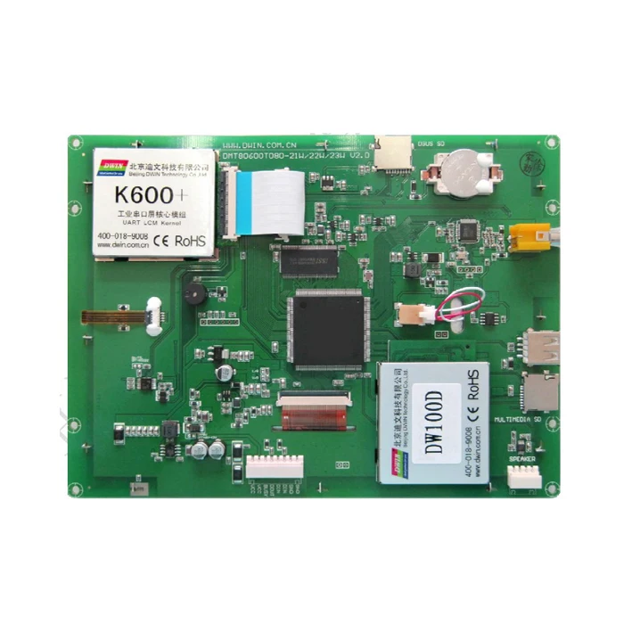 DMT80600T080_22WT Devon 8-дюймовый мультимедийный DGUS экран аудио и видео доступ к камере |