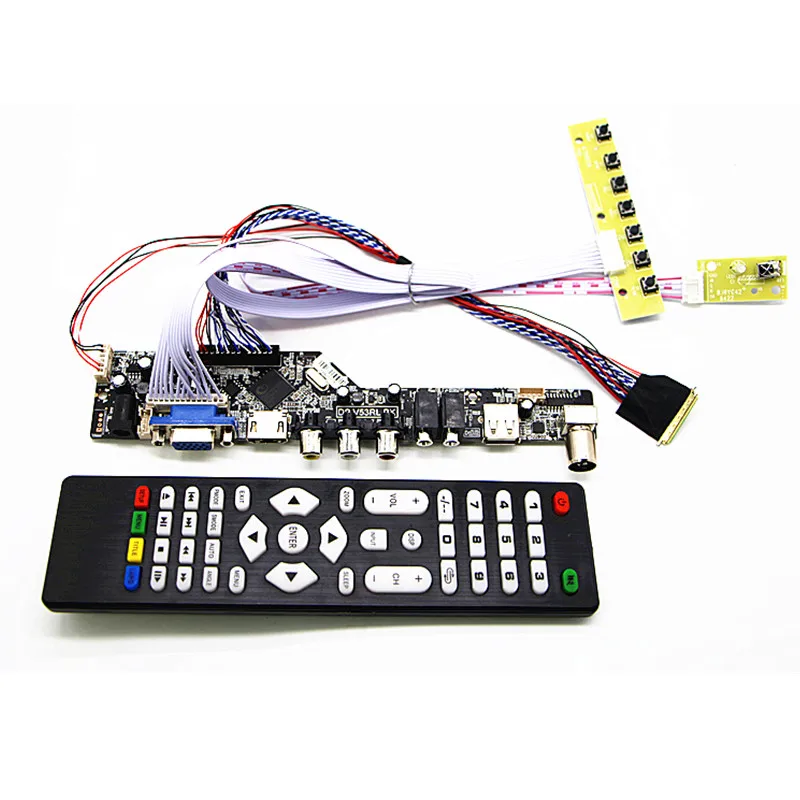 ТВ + HDMI VGA AV USB AUDIO TV набор для платы ЖК контроллер 17 3 &quotLP173WD1 LTN173KT01 1600*900 комплект
