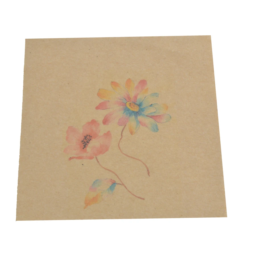 

200PCS 10x10cm & 13x13cm Pudding Bottle Sealing paper Mini Square Pack kraft package paper