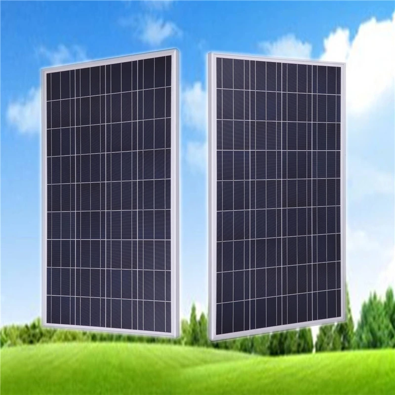 200 Вт 18 в поликристаллическая солнечная панель 2 шт. 100 W 12 V Батарея система Off Grid на