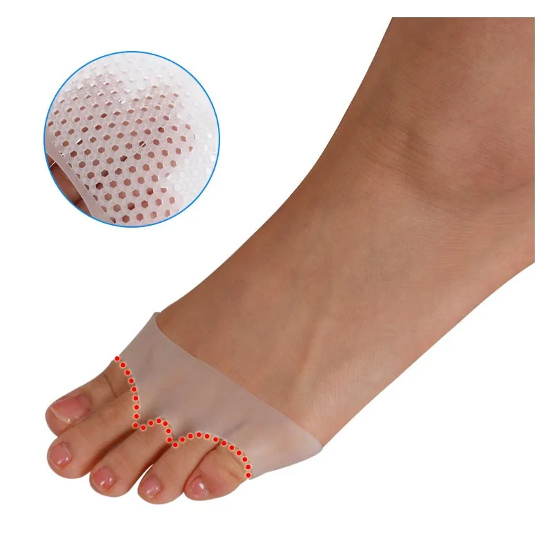 Чанни Сотовая связь Дышащие Мягкие силиконовый гель Toe колодки на высоком