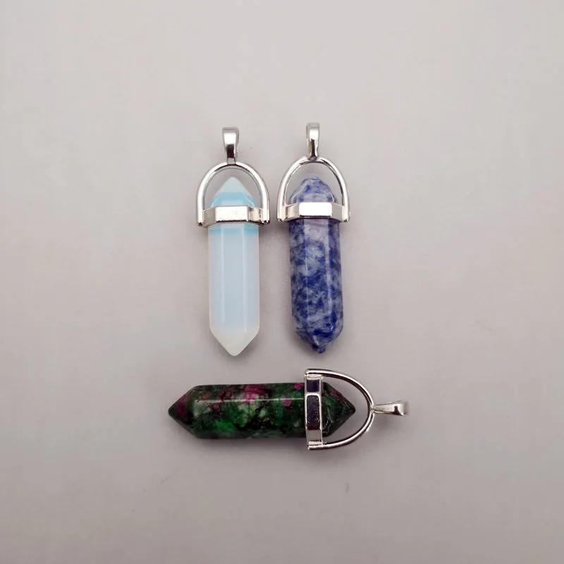 Модный трендовый натуральный камень подвески и ожерелья для изготовления