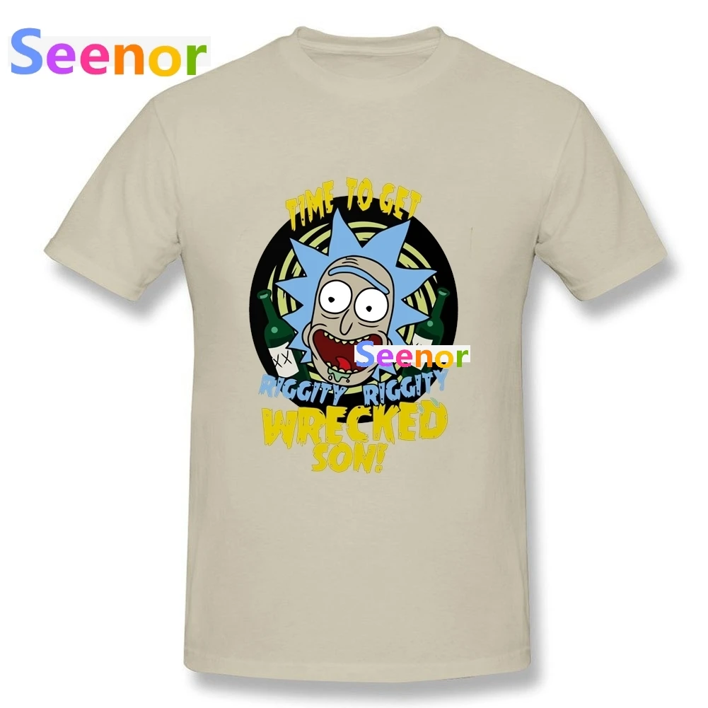 Новый Для мужчин футболки Рик Schwifty футболка и Морти брендовая одежда плюс